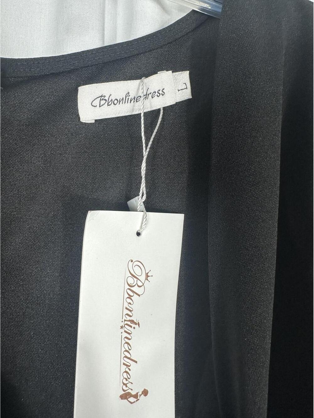 Bbonlinedress Black Short Sleeve Button-Front Dress - Picture 3 of 8